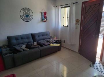 sala · Sobrado com 2 dormitórios à venda, 82 m² por R$ 635.000,00 - Prosperidade - São Caetano do Sul/SP