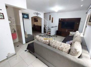 Sala de Estar · Sobrado à venda, 187 m² por R$ 1.100.000,00 - Nova Gerti - São Caetano do Sul/SP