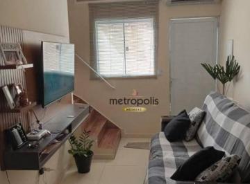 Sala de estar  · Sobrado à venda, 56 m² por R$ 250.000,00 - Jardim Imperador IV - Praia Grande/SP