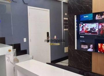 Entrada · Cobertura, 90 m² - venda por R$ 690.000,00 ou aluguel por R$ 5.867,50/mês - Santa Maria - Santo Andr
