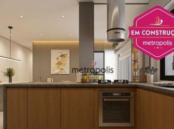 Cozinha  · Cobertura com 2 dormitórios à venda, 125 m² por R$ 749.998,00 - Campestre - Santo André/SP