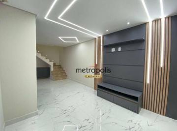 Sala · Cobertura à venda, 160 m² por R$ 880.000,00 - Utinga - Santo André/SP