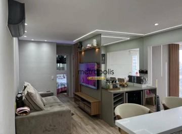 Sala · Apartamento para alugar, 62 m² por R$ 5.935,00/mês - Jardim - Santo André/SP