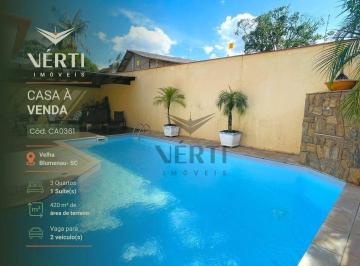 db349dcb04eb8bb3c1fc0c2f0a3376d34116e0dc · Belíssima casa com  piscina, 3 dormitórios à venda, 294 m² - Velha - Blumenau/SC