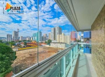 Apartamento · 76m² · 2 Quartos · 1 Vaga · Apartamento 2 dormitórios com 2 suítes à venda, 77 m² por R$ 574.900 - Canto do Forte - Praia Grande
