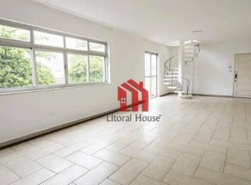 103185cc30098f2f7da687bdd55a0fce3cf7a5e9 · Apartamento Duplex com 5 dormitórios à venda, 208 m² por R$ 960.000,00 - Embaré - Santos/SP