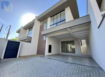 Casa · 154m² · 3 Quartos · 2 Vagas · Sobrado NOVO com ótimo acabamento, com 03 dormitórios, com ampla suíte. Em ótima localização. Aceita