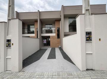 Casa · 79m² · 2 Quartos · 1 Vaga · Casa Nova na melhor localização do Bairro, com 2 suítes, terreno nos fundos, espaço para área de fes
