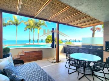 Imagem do Imóvel · Pé na areia com vista para as ilhas - Casa para venda em Juquehy com 4 suítes e piscina