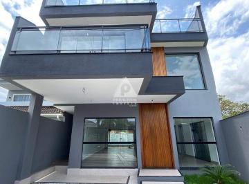 fachada · Casa Triplex de Alto Padrão no Condomínio Riviera del Sol - Recreio dos Bandeirantes