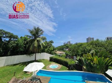Casa · 650m² · 5 Quartos · 4 Vagas · Vendo Linda Casa nascente com vista mar de Alto Padrão em Patamares dentro de condomínio fechado com