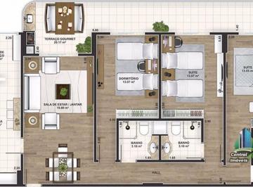 4cd26e0ea2fc341339767161dc5e84a1918bb063 · Apartamento com 3 dormitórios à venda, 144 m² por R$ 1.720.000,00 - Canto do Forte - Praia Grande/SP