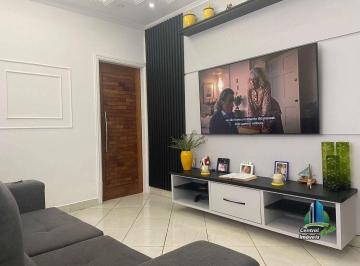 bc83bee367f6672d5d8a7f448e2e61a5e5df9c20 · Casa com 2 dormitórios à venda, 140 m² por R$ 640.000,00 - Vila Guilhermina - Praia Grande/SP