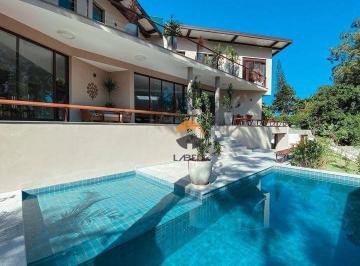 vista externa com piscina · Casa - 4 Dormitórios - Condomínio Palos Verde - Granja Viana - SP