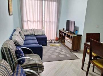 sala · Apartamento à venda, 67 m² por R$ 451.000,00 - Vila Homero Thon - Santo André/SP