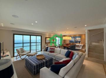724e8b9653ab758d2c7eb30a96b18a40f879575e · Cobertura frente mar com 6 quartos (4 suítes), 3 vagas e lazer à venda em Pitangueiras, Guarujá