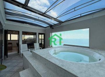 eb2de43f719bca1ec8f0239246804109595ec5e8 · Cobertura frente mar com 6 quartos (4 suítes), 3 vagas e lazer à venda em Pitangueiras, Guarujá