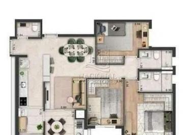 Apartamento · 90m² · 3 Quartos · 2 Vagas · Apartamento à venda, 3 quartos, 3 suítes, 2 vagas, Centro - São Caetano do Sul/SP