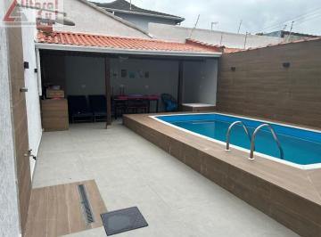 Foto 01 · Casa à venda em Praia Grande-SP, bairro Tupi, 3 quartos, 3 suítes, 1 sala, 3 banheiros, 4 vagas, 230