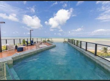 Apartamento · 22m² · 1 Quarto · Flat vista mar mobiliado à venda, vagas rotativas, Jardim Oceania - João Pessoa/PB