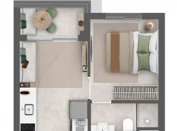 Planta 01 - 1 dorm 25m² · Loja em Pinheiros - São Paulo SP