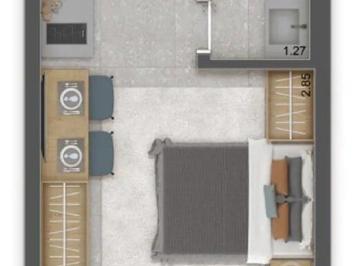 Planta 01 - 1 dorm 26m² - studio · Garden em Butantã São Paulo SP