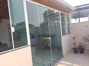 área externa  · Cobertura com 2 dormitórios à venda, 96 m² por R$ 450.000,00 - Santa Maria - Santo André/SP