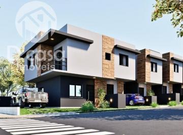 Casa · 77m² · 3 Quartos · 1 Vaga · Sobrado com 3 dormitórios à venda, 77 m² por R$ 419.900,00 - Bom Princípio - Gravataí/RS