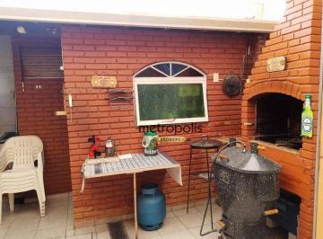 Quintal com churrasqueira · Sobrado à venda, 161 m² por R$ 700.000,00 - Vila Santa Luzia - São Bernardo do Campo/SP