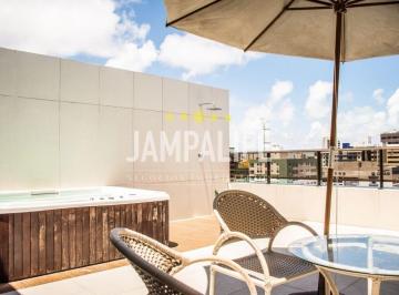 Apartamento · 95m² · 2 Quartos · 2 Vagas · Cobertura com 2 dormitórios à venda, 95,13 m² por R$ 1.250.000,00 - Tambaú - João Pessoa/PB