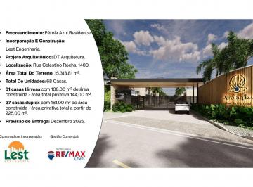 Casa · 144m² · 3 Quartos · 2 Vagas · PEROLA AZUL - CONDOMINIO DE CASAS COM 3 OU 4 SUITES E 2 VAGAS - VENHA CONHECER