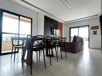 Apartamento · 140m² · 3 Quartos · 2 Vagas · Apto mobiliado com 3 quartos no Canto do Forte Praia Grande - SP.