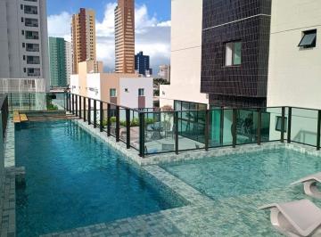 Apartamento · 83m² · 2 Quartos · 2 Vagas · Apartamento vista mar para aluguel, 2 quartos, 2 suítes, 2 vagas, Manaíra - João Pessoa/PB
