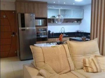 sala · Apartamento à venda, 62 m² por R$ 510.000,00 - Vila Valparaíso - Santo André/SP
