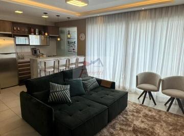 Apartamento · 80m² · 2 Quartos · 2 Vagas · Apartamento Duplex com 2 suítes mobiliado e climatizado à venda em Parque Enseada, Guarujá/SP