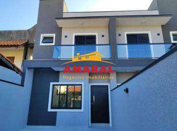 Casa · 107m² · 3 Quartos · 2 Vagas · SOBRADO À VENDA NO MOGI MODERNO COM 3 QUARTOS, SUÍTE, VARANDA E 2 VAGAS EXCELENTE ACABAMENTO