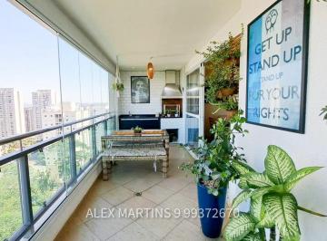 Apartamento · 120m² · 3 Quartos · 2 Vagas · APARTAMENTO 3 SUÍTES - 2 VAGAS - SHOPPING JD SUL E MORUMBI TOUER