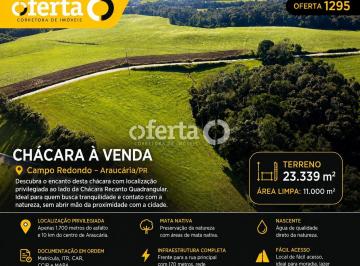 Rural · 23339m² · Chácara em Araucária / Campo Redondo