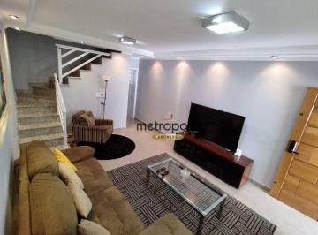 Sala · Sobrado com 3 dormitórios à venda, 138 m² por R$ 890.000,00 - Vila Metalúrgica - Santo André/SP