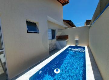 Casa · 45m² · 2 Quartos · 1 Vaga · Casa á venda em Itanhaém Bairro Cibratel II com Piscina e Churrasqueira