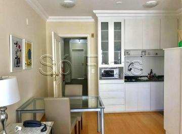 Apartamento · 42m² · 1 Quarto · 1 Vaga · Flat em Jardim Paulistano, São Paulo/SP de 42m² 1 quartos para locação R$ 2.684,00/mes
