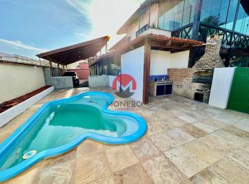 Casa · 260m² · 5 Quartos · 4 Vagas · MANSÃO DUPLEX com 05 SUÍTES apenas 500 METROS da PRAIA em CONDOMÍNIO FECHADO próximo ao BEACH PA