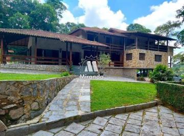 Casa · 624m² · 7 Quartos · 20 Vagas · Casa de alto padrão, 7 qts, no Monte Olivete, cachoeira privativa e piscina