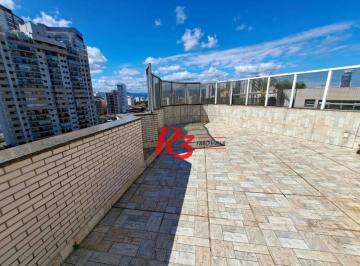 697605ea5756395a82dc2d28429404e054256dd5 · Cobertura com 3 dormitórios à venda, 422 m² por R$ 1.385.000,00 - Ponta da Praia - Santos/SP