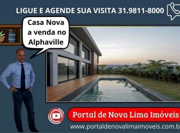Foto 01 · Casa nova a venda no Alphaville em Nova Lima Ligue e agende sua visita 31 98511 8000