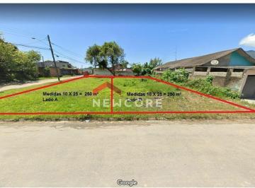 Terreno · 250m² · Lote em Rua Sorocaba esquina com Rua Jundiaí - Caraguava - Peruíbe/SP