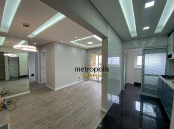 sala/cozinha · Apartamento com 2 dormitórios à venda, 69 m² por R$ 720.000,00 - Olímpico - São Caetano do Sul/SP