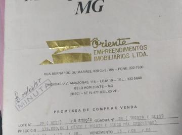 Terreno · 360m² · Lote em  LOTE 2  SEGUNDA SEÇÃO QUADRA 36 - Centro - São Joaquim de Bicas/MG