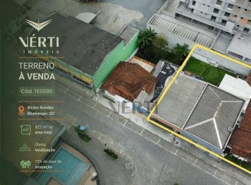 3a072bb9a32958745245b65e40cbf23fddf9bb00 · Terreno à venda, 822 m² por R$ 3.800.000,00 - Victor Konder - Blumenau/SC