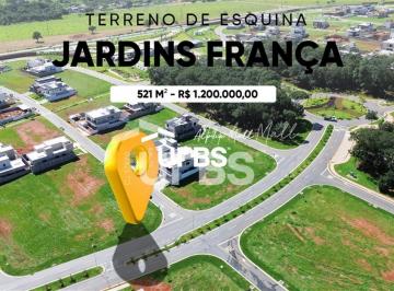 Terreno , Goiânia · TEERRENO LOTE 521,73MT JARDINS FRANÇA
